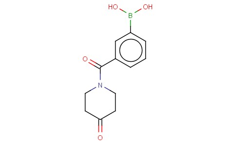 3-(4-OXOPIPERIDINE-1-CARBONYL)PHENYLBORONIC ACID